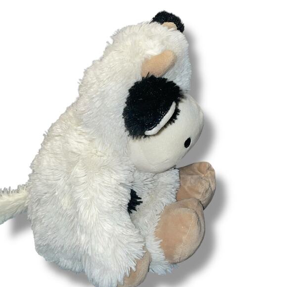 13" Warmies Cow Plush Weighted Heat Therapy French Lavender Animal Nursery Gift - Picture 6 of 11